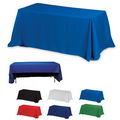 6' 3-Sided Economy Table Cloth & Cover (Blank)
